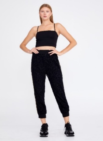 Lace Tappered Jogger