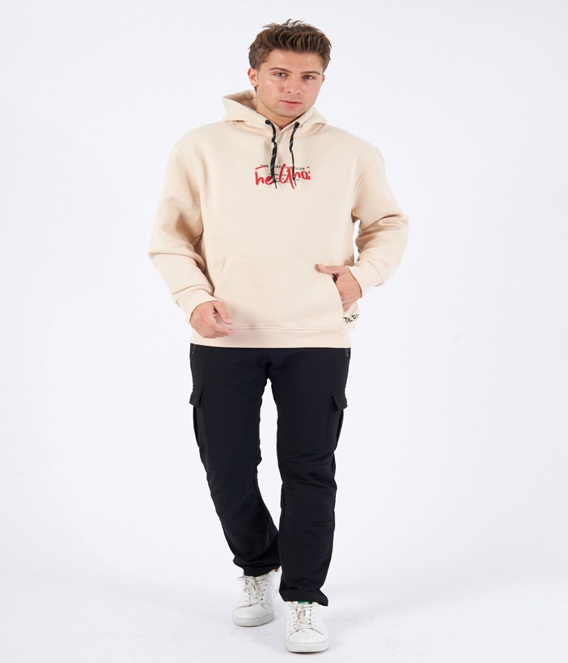 Reactive Stone Color Hoodie